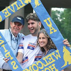 A student who received a scholarship